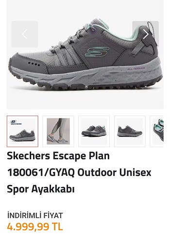 Skechers Escape Plan Outdoor Unisex Spor Ayakkabı