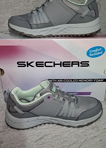 36 Beden gri Renk Skechers Escape Plan Outdoor Unisex Spor Ayakkabı