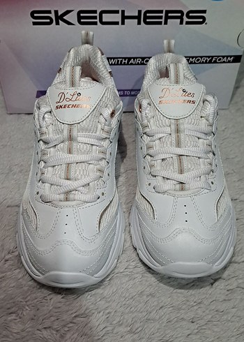 37 Beden beyaz Renk Skechers D'lites Copper Divine Kadın Spor Ayakkabı