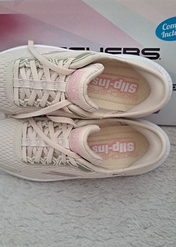 Skechers Go Run Consistent 2.0 Kadın Krem Rengi Spor Ayakkabı - Görsel 7