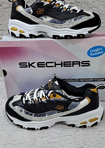 Skechers D'Lıtes Runway Ready Kadın Siyah Spor Ayakkabı