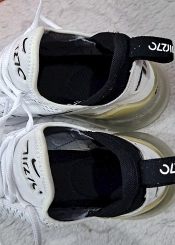 Nike Air Max 270 Beyaz Spor Koşu Ayakkabısı - Görsel 8
