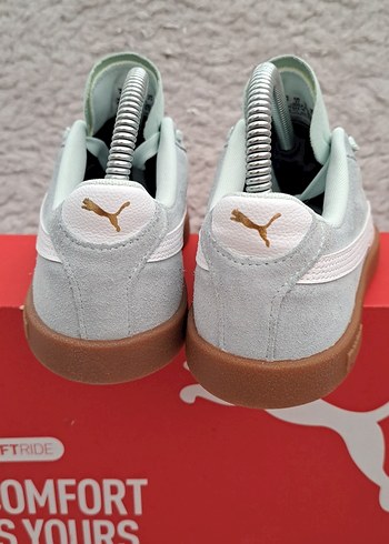 Puma Club II Kadın Sneaker Ayakkabı Yeşil Beyaz - Görsel 5