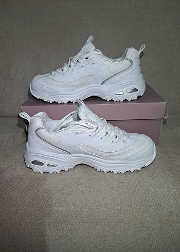 37 Beden beyaz Renk Skechers D'LİTES - FRESH START Kadın Beyaz Spor Ayakkabı