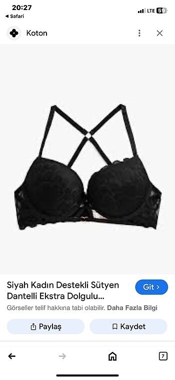 xl Beden siyah Renk Büstiyer bralet 90 beden