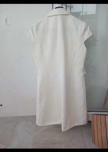 Kırık beyaz ceket elbise nikah elbise - Görsel 4