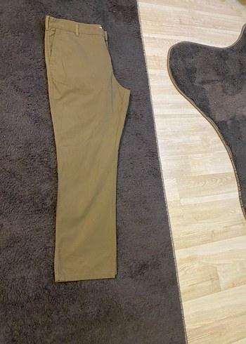 Erkek Normal Kesim Kahverengi Pamuk Pantolon - Görsel 2