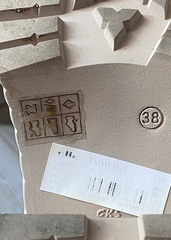 Bej Süet deri  Kadın Bot, Kalın Topuklu Elle - Görsel 5