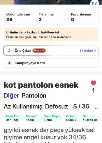 Kadın Koyu Mavi Slim Fit Midi Denim Jean - Görsel 3