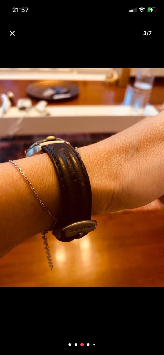 Vintage Kahverengi Timberland Erkek Saati - Görsel 3