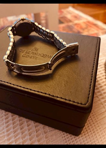 Kadın Parlak Altın Renk Kemerli Saat - Görsel 5