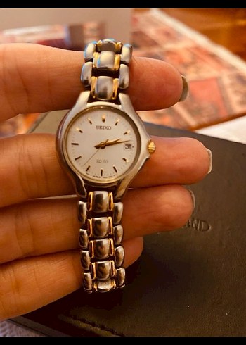 Kadın Parlak Altın Renk Kemerli Saat - Görsel 2