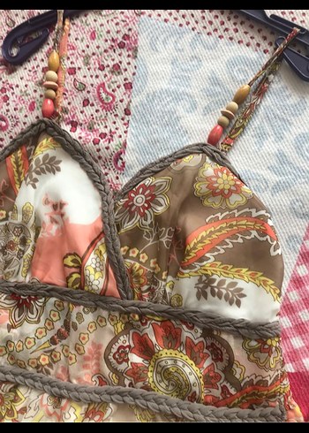 Çok Renkli Desenli Mutfak Önlüğü - Görsel 3