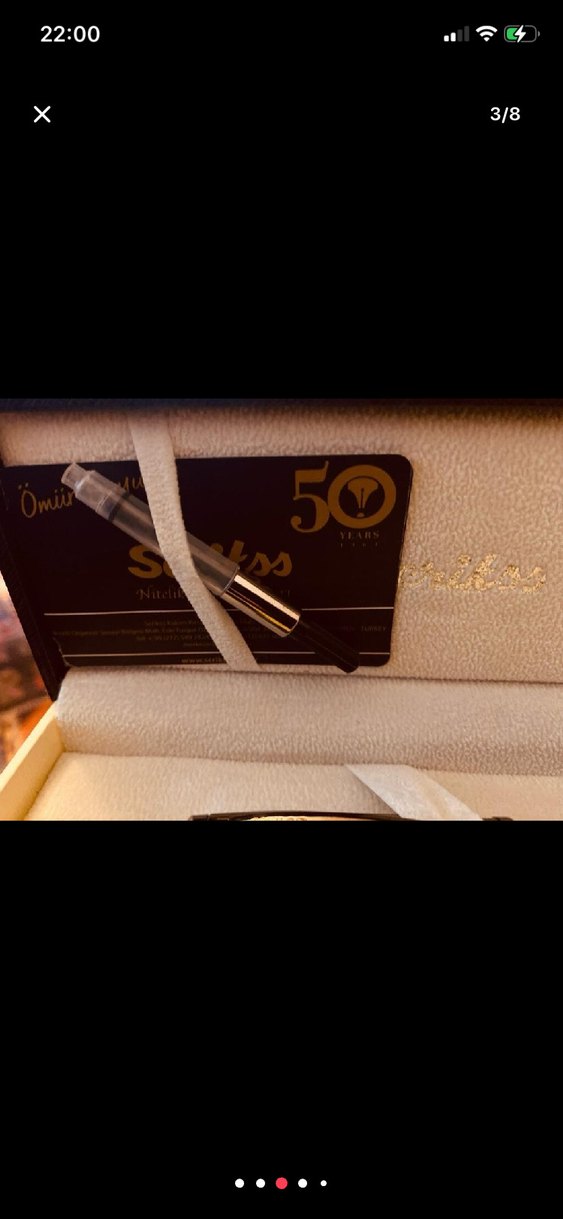 Parlak Bej Dolma Kalem - Görsel 3