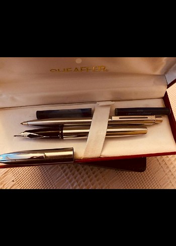 Şık Altın Renkli Sheaffer Kalem Seti - Görsel 3