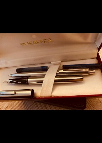 Şık Altın Renkli Sheaffer Kalem Seti - Görsel 6