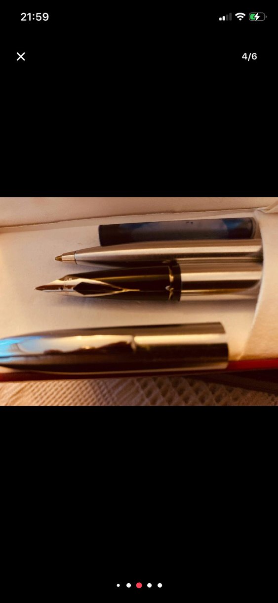 Şık Altın Renkli Sheaffer Kalem Seti - Görsel 4