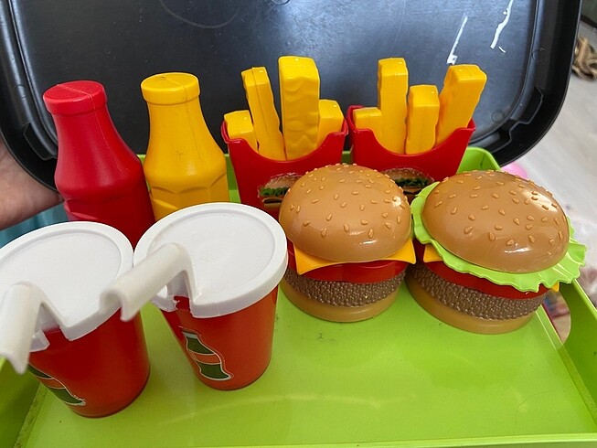 Hamburger oyuncak seti