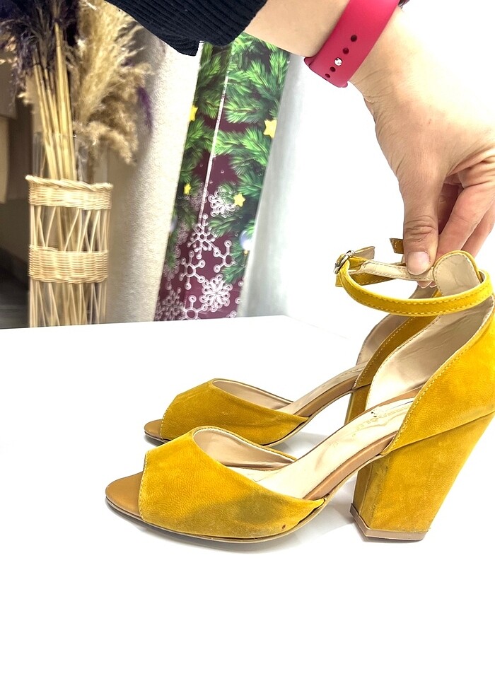 Sarı yazlık ayakkabı - Görsel 2