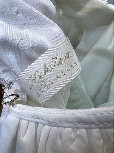 Beyaz mini elbise - Görsel 6