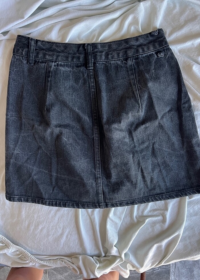 Siyah mini kot etek - Görsel 2