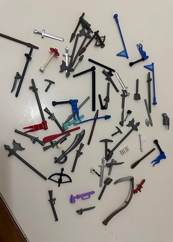  Beden Renk Renkli Lego Aksesuar Seti
