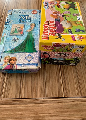 Çocuklar için Renkli XL Puzzle Seti
