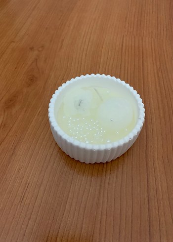 Beyaz Dekoratif Mum - Görsel 2