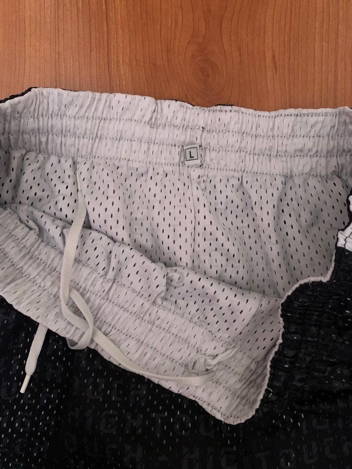 Siyah Baskılı Erkek Spor Atlet ve Şort Takımı - Görsel 4