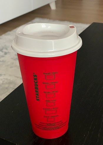 Renkli Starbucks ve Jacobs ( plastik Mika ) - Görsel 2