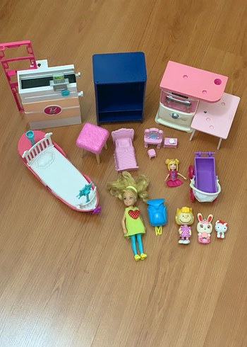 Renkli Oyuncak Seti - Bebek ve Hayvan Figürleri - Görsel 7