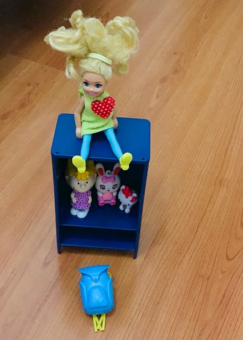 Renkli Oyuncak Seti - Bebek ve Hayvan Figürleri - Görsel 2