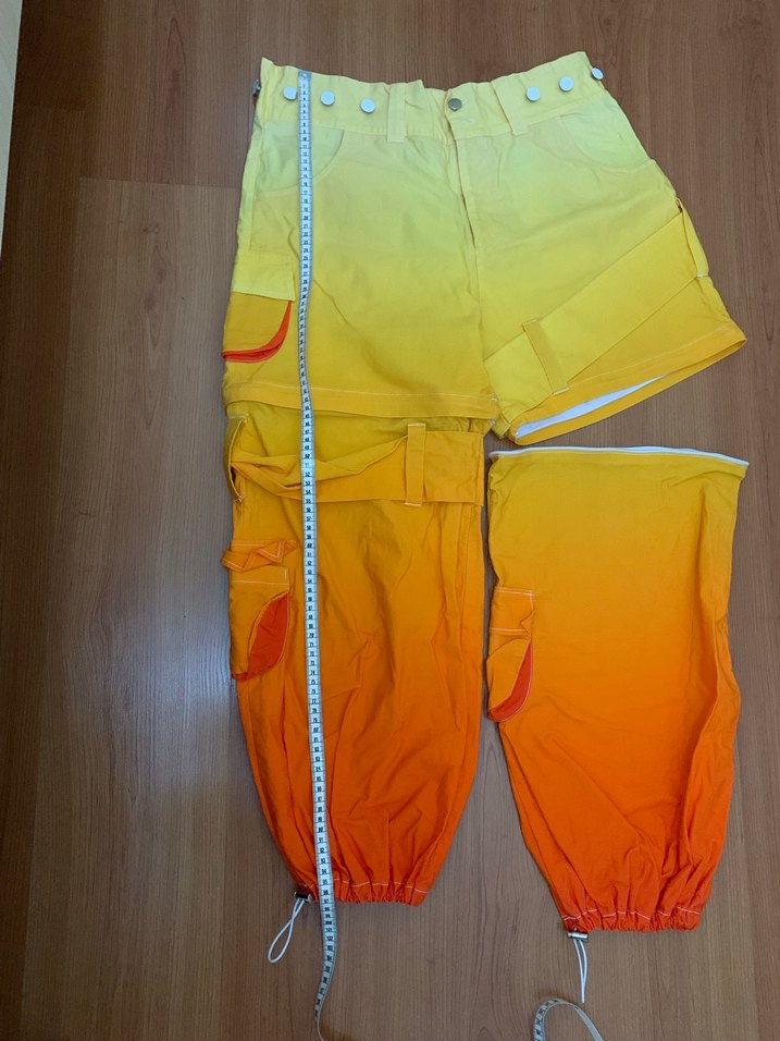 Renkli Bağcıklı özel tasarım Pantolon - Görsel 3