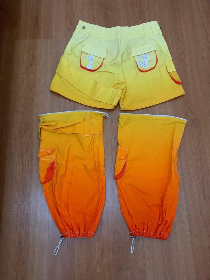 Renkli Bağcıklı özel tasarım Pantolon - Görsel 2