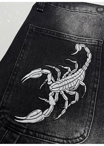 Siyah özel Baskılı Şort - Görsel 11