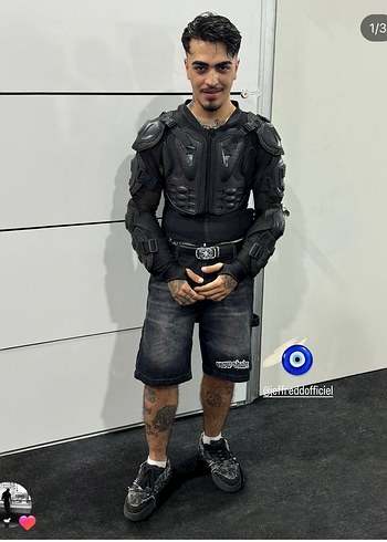 Siyah özel Baskılı Şort - Görsel 15