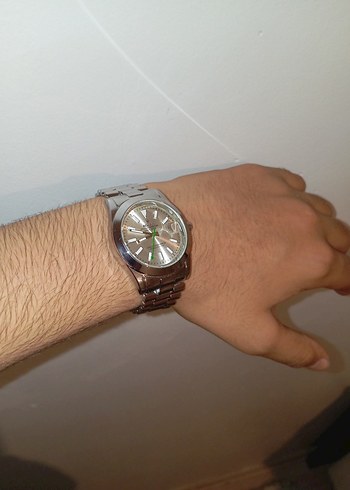 Rolex Gri Klasik Erkek Saati - Görsel 4