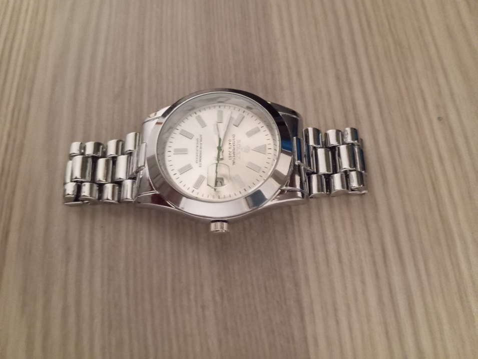 Rolex Gri Klasik Erkek Saati - Görsel 3