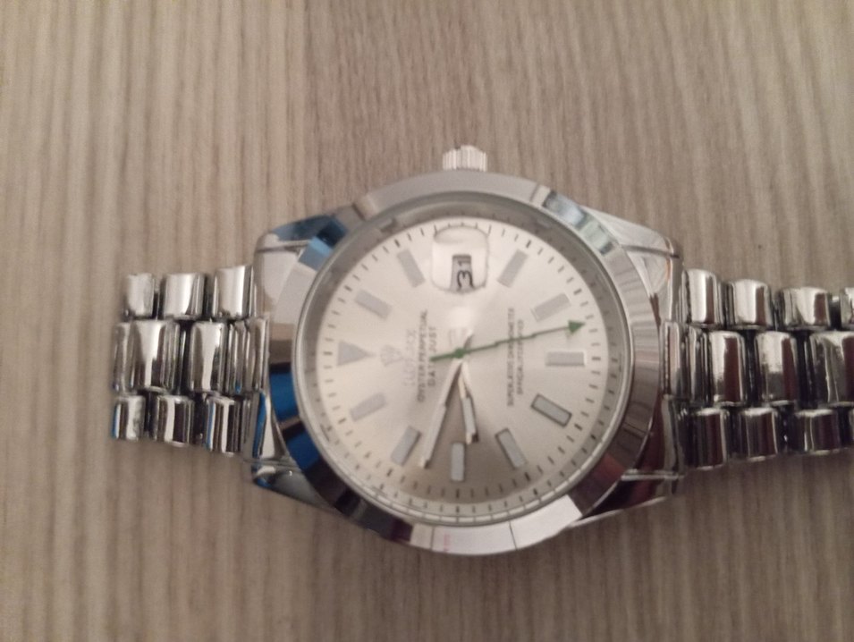 Rolex Gri Klasik Erkek Saati - Görsel 2