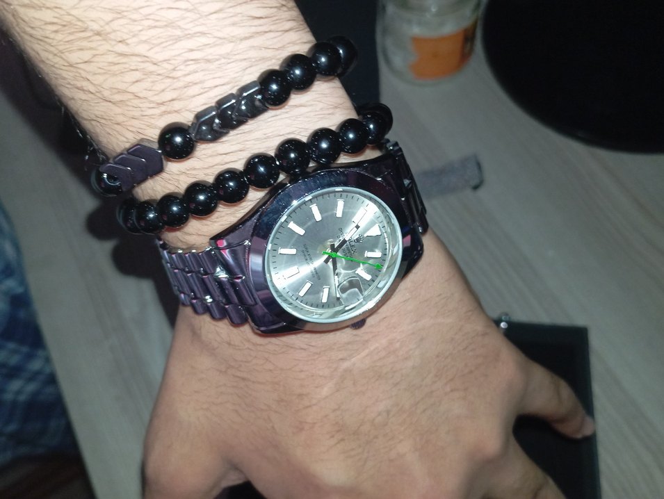 Minimalist Siyah Metal Erkek Kol Saati - Görsel 4