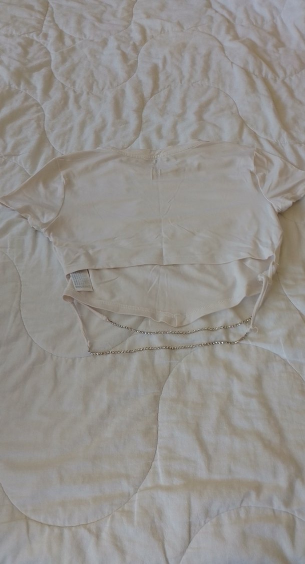 Zincir Detaylı Beyaz Kadın El Zinciri - Görsel 2