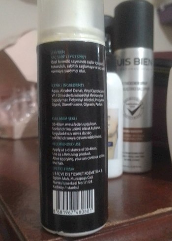 Luis Bien Saç Sabitleyici Sprey 100 ml - Görsel 2