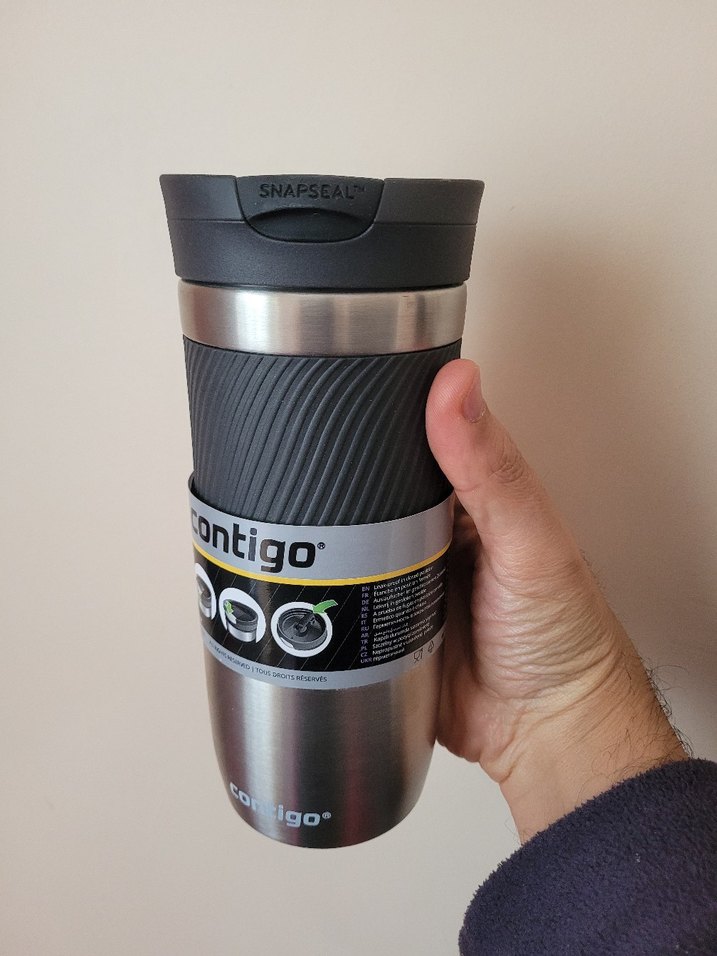Contigo 470 ml Gri Termos Matara - Görsel 2