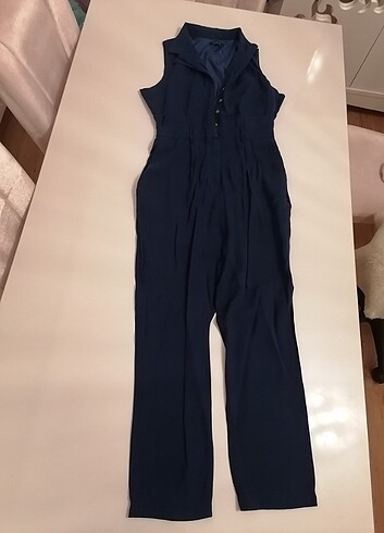 xl Beden Lacivert Keten Tulum