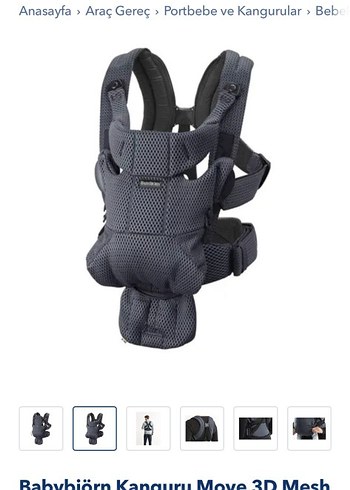 Babybjörn Move 3D Mesh Gri Kanguru