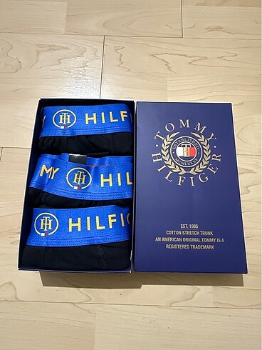 3 Lü Erkek Boxer Tonmy Hilfiger Tek Beden