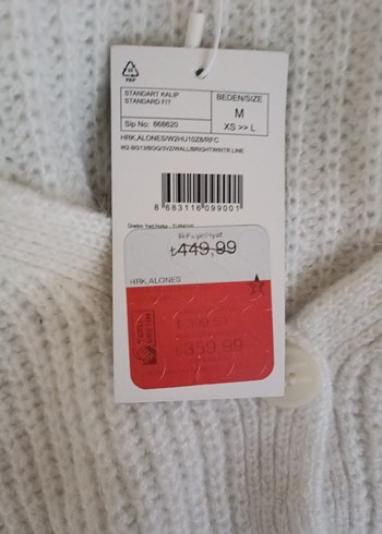 Beyaz Örgü Kadın Hırka - Görsel 3