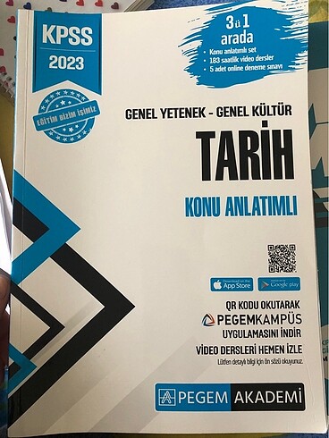 Pegem Kpss 2023 tarih konu anlatımı