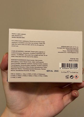 Pastel Arzu Sabancı oje koleksiyonu - Görsel 2