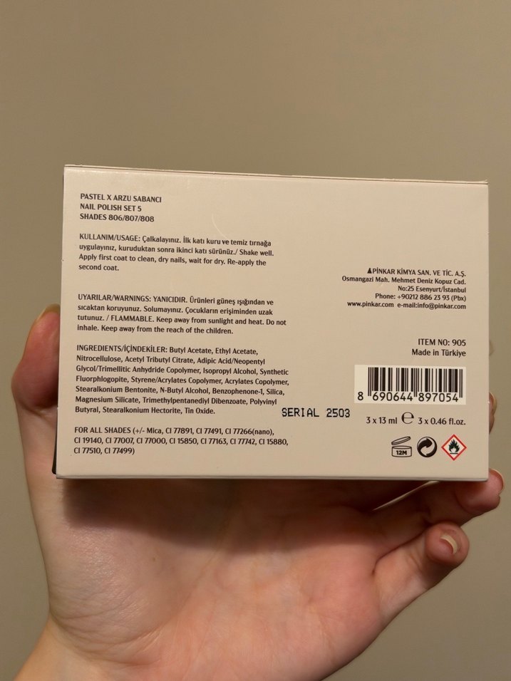 Pastel Arzu Sabancı oje koleksiyonu - Görsel 2